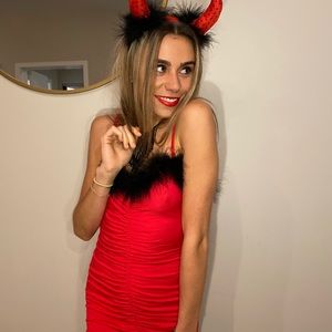 pretty little thing red devil Halloween costume